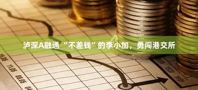 泸深A融通 “不差钱”的李小加，勇闯港交所